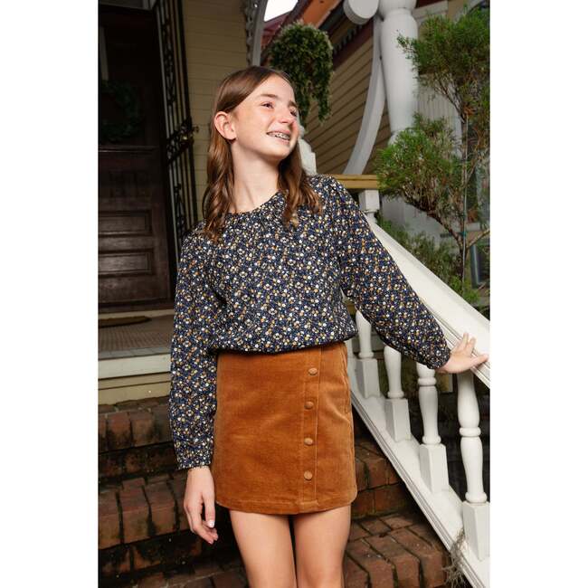 Wren Top, Midnight Floral - Blouses - 2