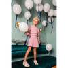 Libba Skirt, Textured Pink - Skirts - 2