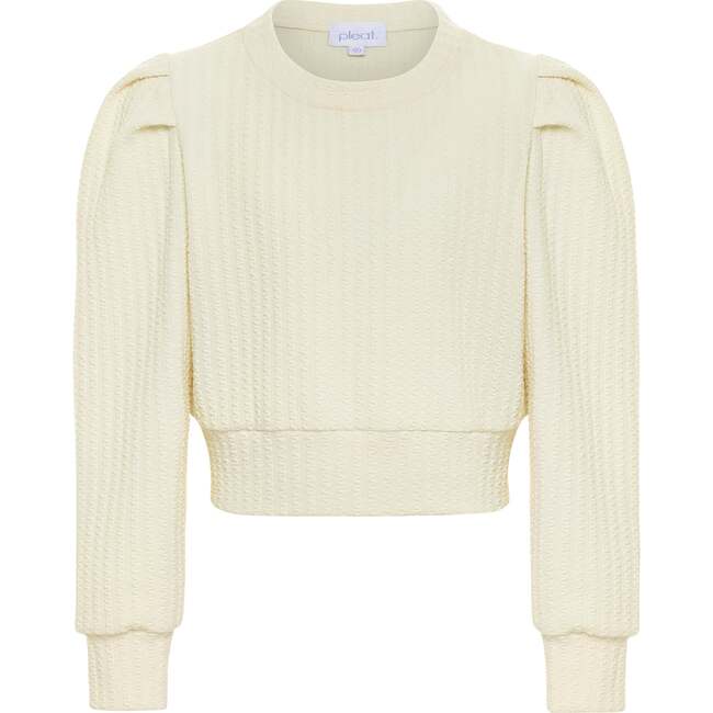 Jane Sweatshirt, Textured Cream