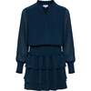 Harriett Dress, Dark Teal - Dresses - 1 - thumbnail