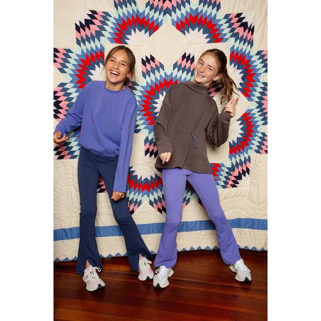 Florie Flare Leggings, Purple - Leggings - 2