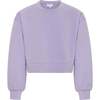 Dora Sweatshirt, Purple - Sweatshirts - 1 - thumbnail