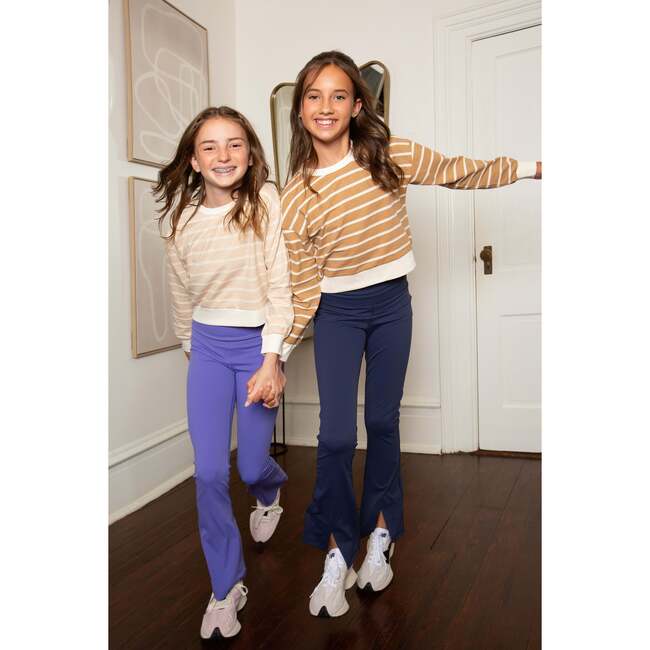 Florie Flare Leggings, Purple - Leggings - 4