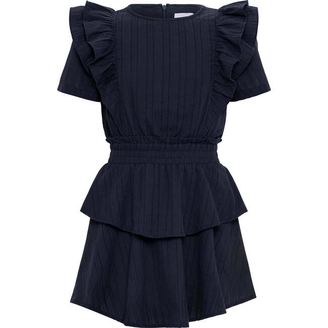 Collier Dress, Navy