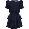 Collier Dress, Navy - Dresses - 1 - thumbnail