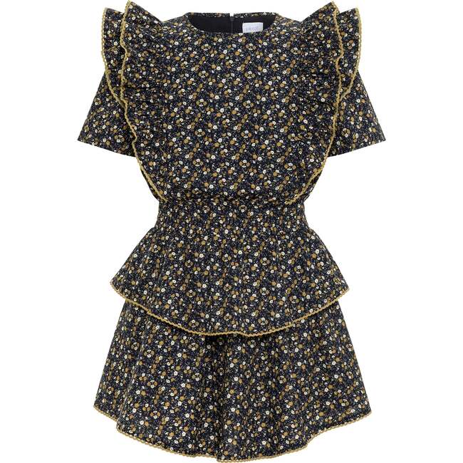 Collier Dress, Midnight Floral