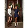 Collier Dress, Navy - Dresses - 2