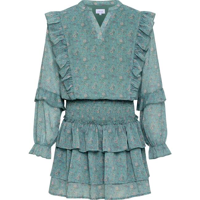 Campbell Dress, Whimsy Teal
