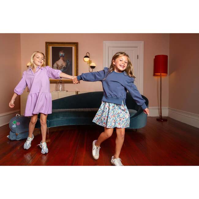 Clara Combo Dress, Slate - Dresses - 3