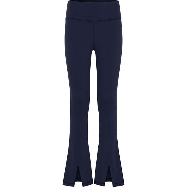 Adele Split Flare Leggings, Navy