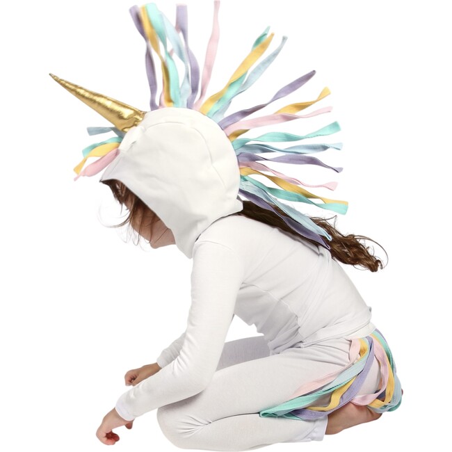 Rainbow Unicorn Costume, White - Costumes - 2