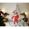 Red Elf Holiday Pajama - Costumes - 4