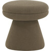 Gisella Boucle Ottoman / Dark Brown - Ottomans - 1 - thumbnail