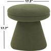 Gisella Boucle Ottoman / Olive - Ottomans - 3