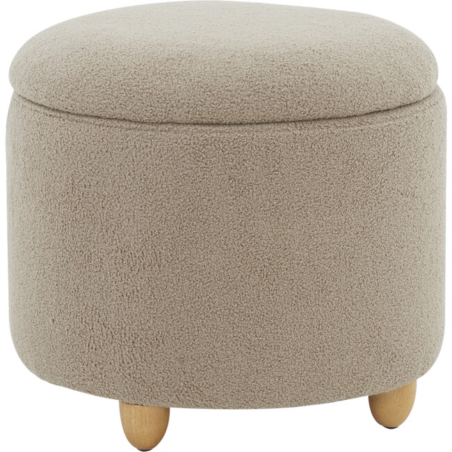 Mariabella Teddy Storage Ottoman / Brown / Natural