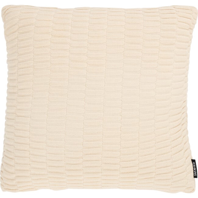 Stacia, 18 X 18, Natural, Cotton Pillow
