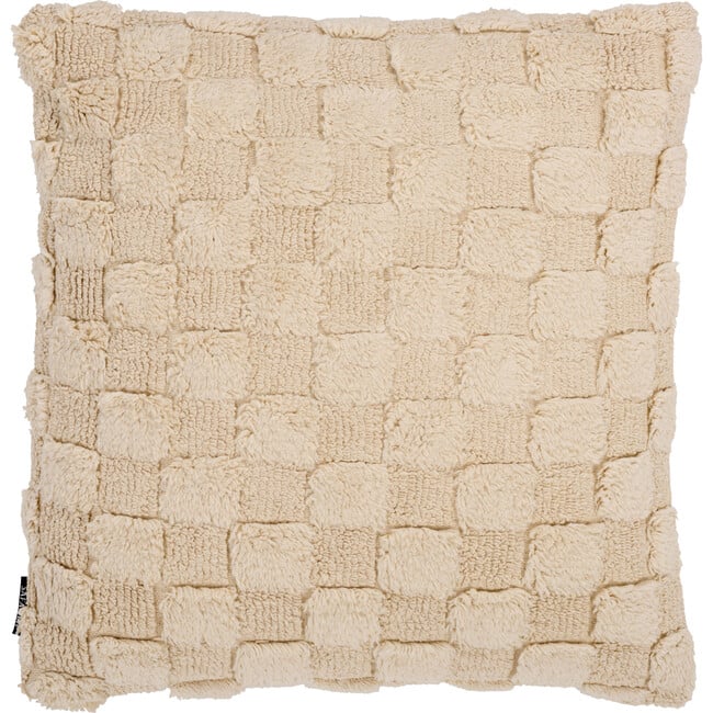 Indira, 18 X 18, Ivory, Cotton Pillow