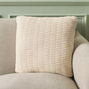 Stacia, 18 X 18, Natural, Cotton Pillow - Decorative Pillows - 2