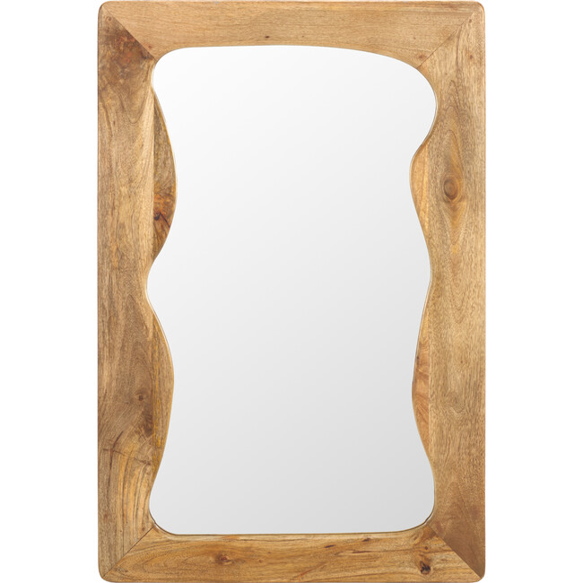 Melody, 24 In, Natural, Mango Wood Mirror