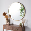 Rinlon, 30 Inch, Gold, Iron/Mdf Mirror - Mirrors - 2