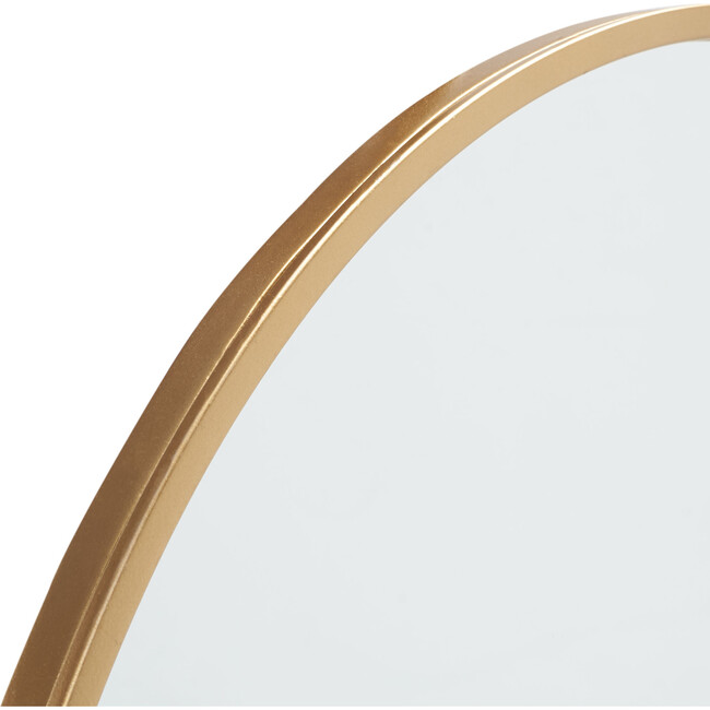 Rinlon, 30 Inch, Gold, Iron/Mdf Mirror - Mirrors - 3