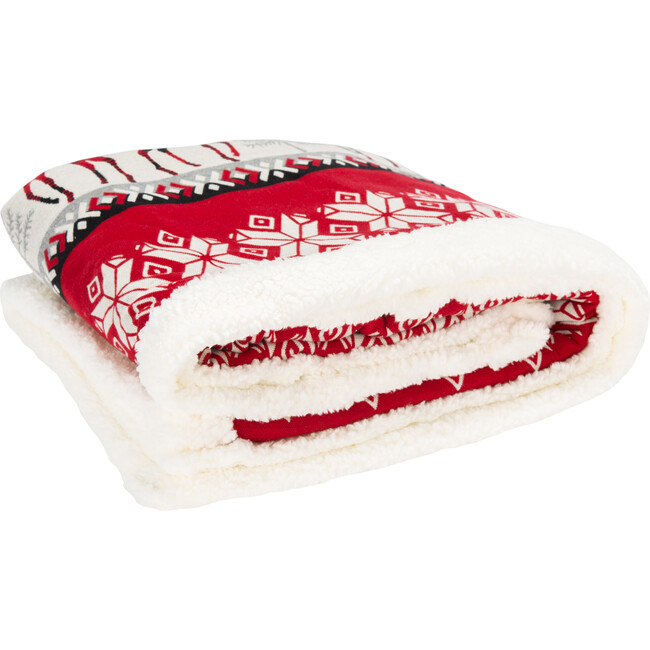 Prancer Sherpa Throw