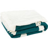 Cedar Sherpa Throw, Evergreen - Throws - 3