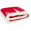 Cedar Sherpa Throw, Red - Throws - 1 - thumbnail