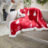 Cedar Sherpa Throw, Red - Throws - 2