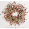 Faux 26 Inch Berry & Acorn Wreath - Wreaths - 3