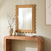 Glendetta Rattan 40" Rectangle Mirror, Natural - Mirrors - 2