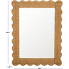 Glendetta Rattan 40" Rectangle Mirror, Natural - Mirrors - 3