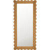 Glendetta Rattan 70" Rectangle Mirror, Natural - Mirrors - 1 - thumbnail