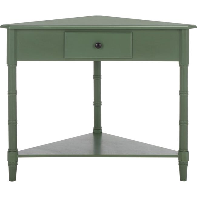 Gomez Corner Table, Dusty Green
