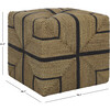 Liatasha Woven Seagrass Ottoman, Natural / Black - Ottomans - 3