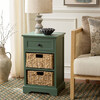 Carrie Side Storage Side Table, Dusty Green - Storage - 2