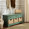Damien 3 Drawer Storage Bench, Dusty Green - Storage - 2