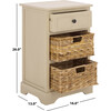 Carrie Side Storage Side Table, Sand - Storage - 3