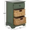 Carrie Side Storage Side Table, Dusty Green - Storage - 3
