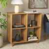 Yona 4 Shelf Accent Table, Brown Oak - Accent Tables - 2
