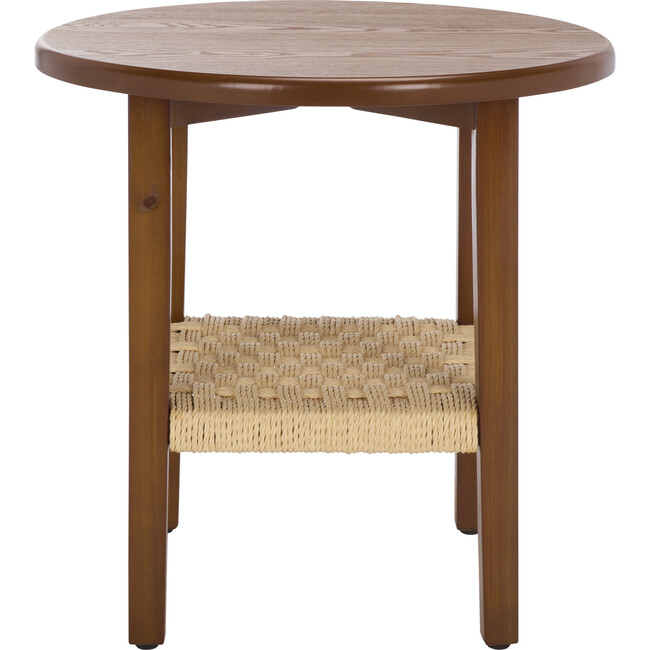 Rakoma 1 Shelf End Table, Walnut