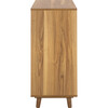 Yona 4 Shelf Accent Table, Brown Oak - Accent Tables - 4