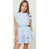 Gustavia Dress Mini Roses Blue - Dresses - 3