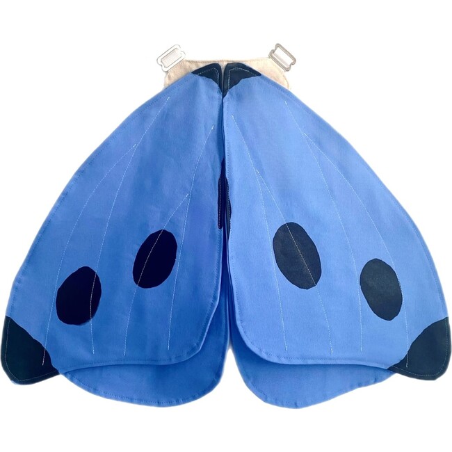 Spotted Butterfly Costume Wings, Blue