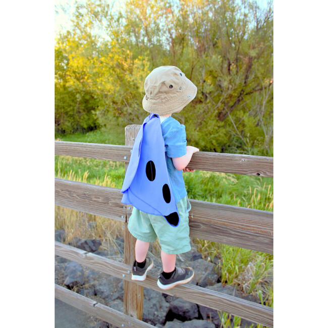 Spotted Butterfly Costume Wings, Blue - Costumes - 5