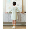 Zelie dress, dusty sage green tweed - Dresses - 4