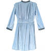Vivienne dress, velvet sky blue - Dresses - 2