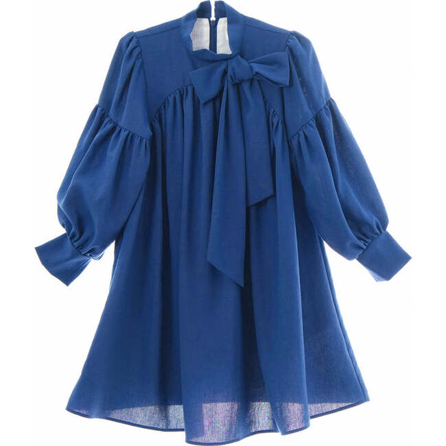 Talia dress, sapphire blue