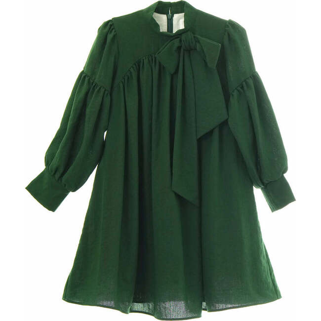 Talia dress, emerald green