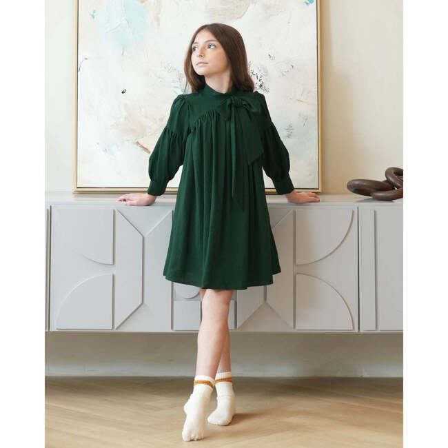 Talia dress, emerald green - Dresses - 3